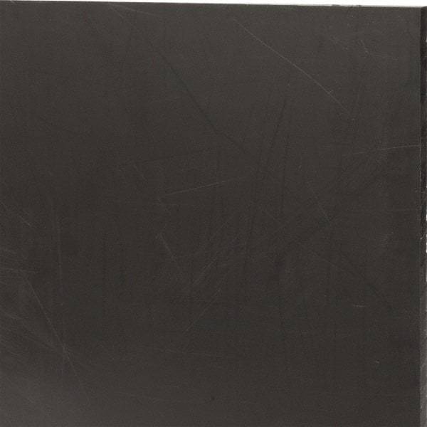 Made in USA - 3/16" Thick x 12" Wide x 1' Long, Nylon 6/6 (MDS-Filled) Sheet - Black - Eagle Tool & Supply
