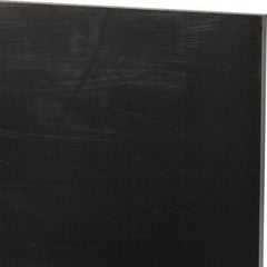 Made in USA - 1/4" Thick x 12" Wide x 2' Long, Nylon 6/6 (MDS-Filled) Sheet - Black - Eagle Tool & Supply