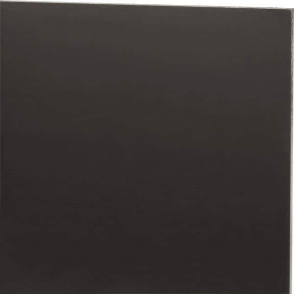 Made in USA - 1/4" Thick x 12" Wide x 4' Long, Nylon 6/6 (MDS-Filled) Sheet - Black - Eagle Tool & Supply