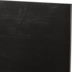 Made in USA - 1/4" Thick x 24" Wide x 2' Long, Nylon 6/6 (MDS-Filled) Sheet - Black - Eagle Tool & Supply