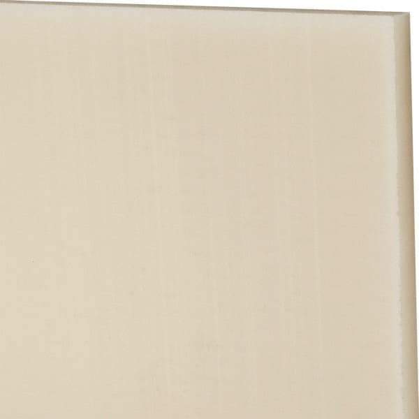 Made in USA - 3/8" Thick x 12" Wide x 1' Long, Nylon 6/6 (MDS-Filled) Sheet - Black - Eagle Tool & Supply