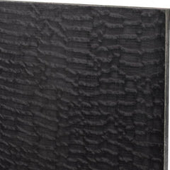Made in USA - 3/8" Thick x 12" Wide x 2' Long, Nylon 6/6 (MDS-Filled) Sheet - Black - Eagle Tool & Supply