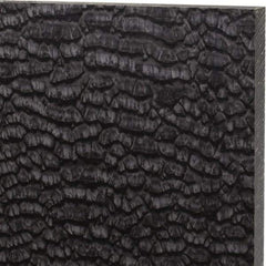 Made in USA - 1/2" Thick x 12" Wide x 1' Long, Nylon 6/6 (MDS-Filled) Sheet - Black - Eagle Tool & Supply