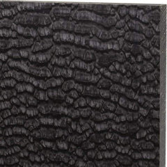 Made in USA - 1/2" Thick x 12" Wide x 2' Long, Nylon 6/6 (MDS-Filled) Sheet - Black - Eagle Tool & Supply