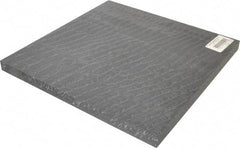 Made in USA - 3/4" Thick x 12" Wide x 1' Long, Nylon 6/6 (MDS-Filled) Sheet - Black - Eagle Tool & Supply