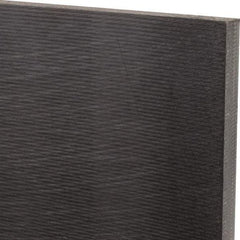 Made in USA - 3/4" Thick x 12" Wide x 2' Long, Nylon 6/6 (MDS-Filled) Sheet - Black - Eagle Tool & Supply