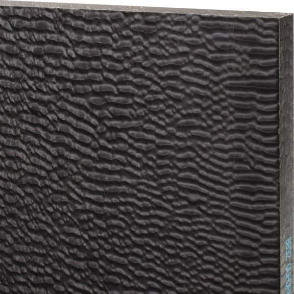Made in USA - 3/4" Thick x 24" Wide x 2' Long, Nylon 6/6 (MDS-Filled) Sheet - Black - Eagle Tool & Supply