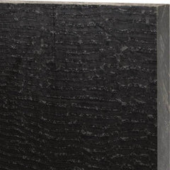 Made in USA - 1" Thick x 12" Wide x 1' Long, Nylon 6/6 (MDS-Filled) Sheet - Black - Eagle Tool & Supply