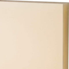 Made in USA - 1" Thick x 12" Wide x 2' Long, Nylon 6/6 (MDS-Filled) Sheet - Black - Eagle Tool & Supply