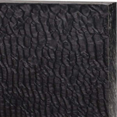 Made in USA - 1" Thick x 24" Wide x 2' Long, Nylon 6/6 (MDS-Filled) Sheet - Black - Eagle Tool & Supply
