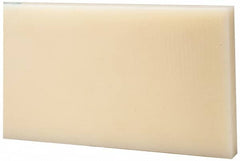 Made in USA - 2' x 6" x 3/16" Natural (Color) Nylon 6/6 Rectangular Bar - Eagle Tool & Supply