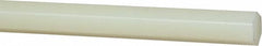 Made in USA - 4' x 3/8" Natural (Color) Nylon 6/6 Hexagonal Bar - Eagle Tool & Supply