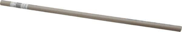 Made in USA - 1' Long, 3/8" Diam, PEEK Plastic Rod - Thermoplastic - Eagle Tool & Supply