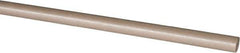 Made in USA - 8' Long, 3/8" Diam, PEEK Plastic Rod - Thermoplastic - Eagle Tool & Supply