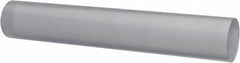 Made in USA - 1' Long, 2" Diam, Polycarbonate Plastic Rod - Clear - Eagle Tool & Supply