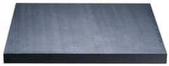Made in USA - 1/4" Thick x 24" Wide x 2' Long, Nylon 6/6 Sheet - Black - Eagle Tool & Supply