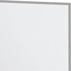 Made in USA - 1/4" Thick x 12" Wide x 2' Long, PVC Sheet - Clear, Type I PVC Grade - Eagle Tool & Supply