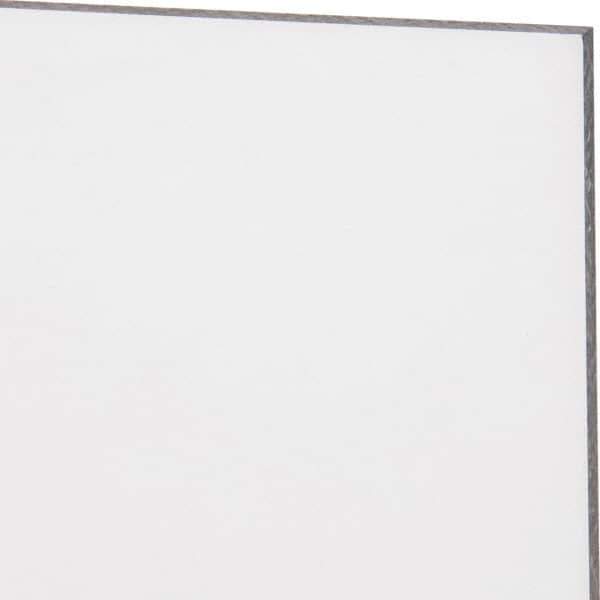Made in USA - 1/2" Thick x 24" Wide x 2' Long, Polycarbonate Sheet - Abrasion Resistant Grade - Eagle Tool & Supply