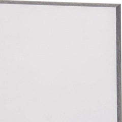 Made in USA - 1/2" Thick x 12" Wide x 2' Long, Polycarbonate Sheet - Abrasion Resistant Grade - Eagle Tool & Supply