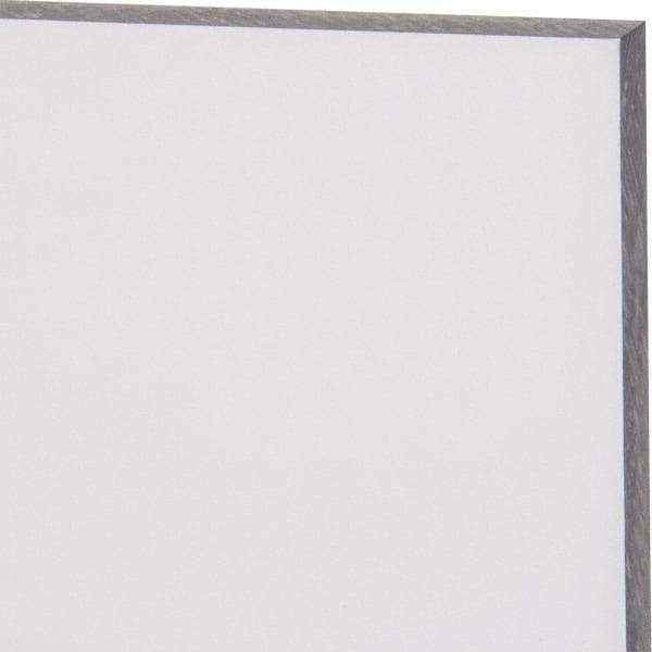 Made in USA - 1/8" Thick x 24" Wide x 4' Long, Polycarbonate Sheet - Abrasion Resistant Grade - Eagle Tool & Supply