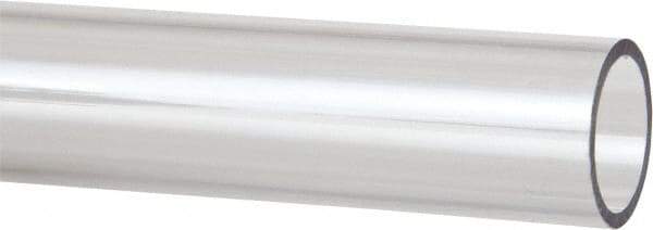 Made in USA - 1-3/4 Inch Outside Diameter x 4 Ft. Long, Plastic Round Tube - Polycarbonate - Eagle Tool & Supply