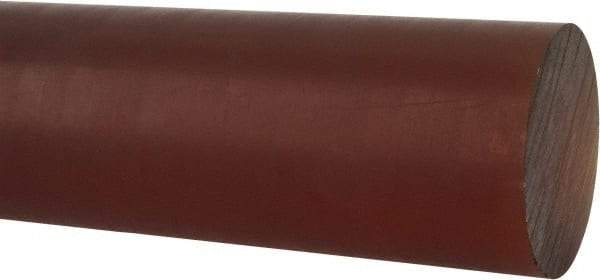 Made in USA - 1' Long, 2" Diam, Polyetherimide (PEI) Plastic Rod - Natural (Color) - Eagle Tool & Supply