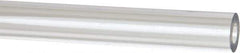 Made in USA - 1 Inch Outside Diameter x 6 Ft. Long, Plastic Round Tube - Cellulose Acetate Butyrate - Eagle Tool & Supply
