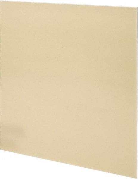 Made in USA - 3/16" Thick x 12" Wide x 1' Long, Epoxyglass Laminate (G10/F4) Sheet - Mustard Yellow, ±0.019 Tolerance - Eagle Tool & Supply