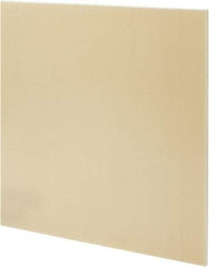 Made in USA - 1/4" Thick x 12" Wide x 1' Long, Epoxyglass Laminate (G10/F4) Sheet - Mustard Yellow, ±0.022 Tolerance - Eagle Tool & Supply