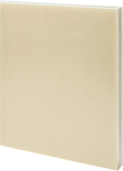 Made in USA - 1" Thick x 12" Wide x 1' Long, Epoxyglass Laminate (G10/F4) Sheet - Mustard Yellow, ±0.049 Tolerance - Eagle Tool & Supply