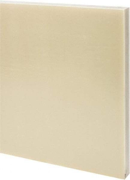 Made in USA - 1" Thick x 24" Wide x 2' Long, Epoxyglass Laminate (G10/F4) Sheet - Mustard Yellow, ±0.049 Tolerance - Eagle Tool & Supply