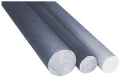 Made in USA - 4' Long, 9/16" Diam, Glass-Cloth Melamine Laminate (G5/G9) Plastic Rod - Grayish Brown - Eagle Tool & Supply