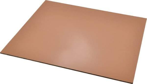Made in USA - 1/8" Thick x 12" Wide x 1' Long, Paper-Base Phenolic Laminate (XX) Sheet - Tan - Eagle Tool & Supply
