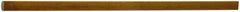 Made in USA - 1' Long, 3" Diam, Polyurethane Plastic Rod - 60A Hardness, Black - Eagle Tool & Supply