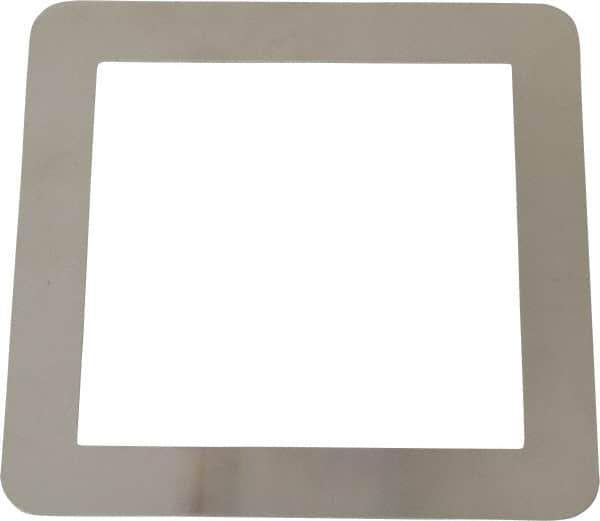 Made in USA - Aluminum Bellows Mounting Flange - 3 x 3 Inch Inside Square - Eagle Tool & Supply