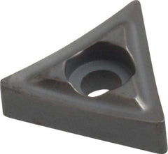 Kennametal - T221 P Grade K68 Carbide Turning Insert - Uncoated, 60° Triangle, 1/4" Inscr Circle, 1/8" Thick, 1/64" Corner Radius - Eagle Tool & Supply