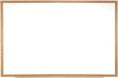 Ghent - 48-1/2" High x 96-1/2" Wide Dry Erase - Acrylate, 3/4" Deep, Includes Eraser & 4 Markers - Eagle Tool & Supply