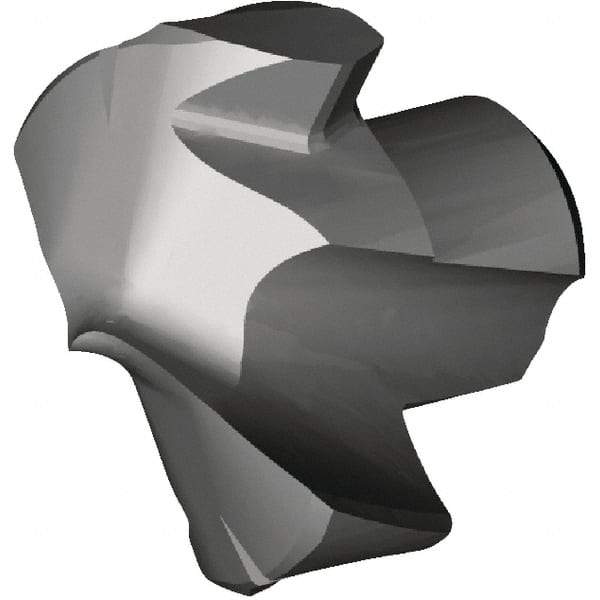 Kennametal - Series KenTIP, 17.6mm Diam Grade KC7410 140° Replaceable Drill Tip - Carbide, AlCr Finish, V Seat Size - Eagle Tool & Supply