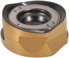 Iscar - H400 RNHU1205 AX Grade IC830 Carbide Milling Insert - TiAlN/TiN Finish, 0.2047" Thick, 0.433" Inscribed Circle, 6mm Corner Radius - Eagle Tool & Supply