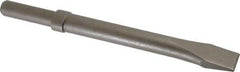 PRO-SOURCE - 25" Head Width, 10.2" OAL, 0" Shank Diam, Flat Chisel - Round Shank, Alloy Steel - Eagle Tool & Supply