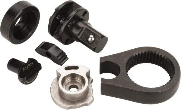 PRO-SOURCE - For Use with 1/2 Impact Ratchet Wrench 5550002345JP, Rebuild Kit - Rear End Plate 34-301714, Front End Plate 34-301719, Yoke 33-301332, Reverse Button 34-301733, Ratchet Pawl 30137, 1/2 Ratchet Anvil 34-301738 - Eagle Tool & Supply