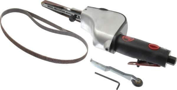 PRO-SOURCE - 1/4 to 1/2 x 24 Inch, 20,000 RPM Air Belt Sander - 1/4 NPT Inlet, 4.2 CFM Air Consumption - Eagle Tool & Supply