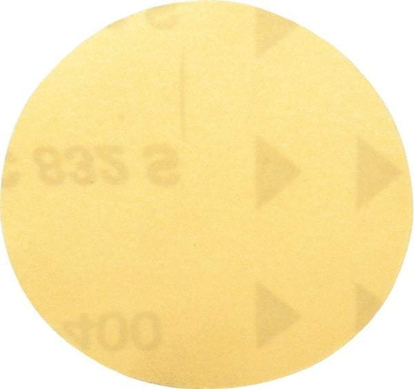 PRO-SOURCE - 3" Diam, 400 Grit, Aluminum Oxide Hook & Loop Disc - Extra Fine Grade, Coated, - Eagle Tool & Supply