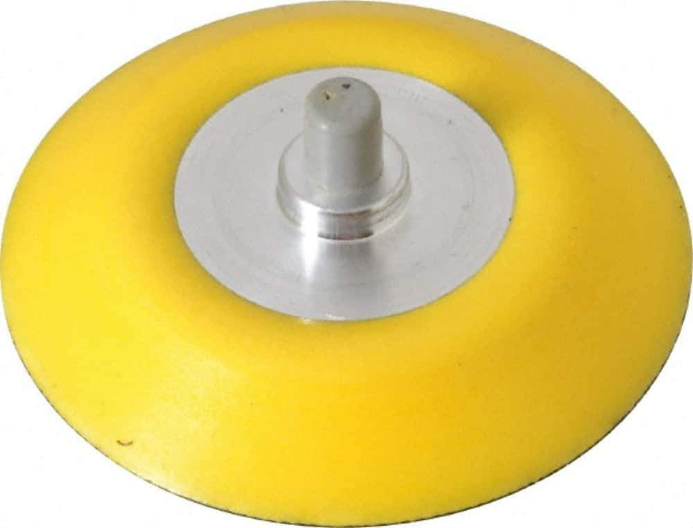 PRO-SOURCE - 3" Diam Hook & Loop Disc Backing Pad - 1/4" Shank Diam, 15,000 RPM - Eagle Tool & Supply