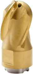 Seco - MP16 E05 Grade F40M Carbide Milling Tip Insert - TiAlN/TiN Finish, 3 Flutes, 5/8" Cutting Diam, 5/16" Depth of Cut, 1.283" Extension, 5/16" Cnr Rad - Eagle Tool & Supply