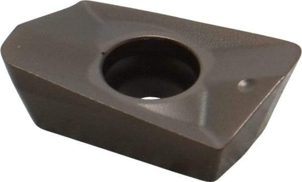 Seco - XOMX180616 M10 Grade MM4500 Carbide Milling Insert - TiCN/Al2O3 Finish, 1/4" Thick, 1/16" Corner Radius - Eagle Tool & Supply