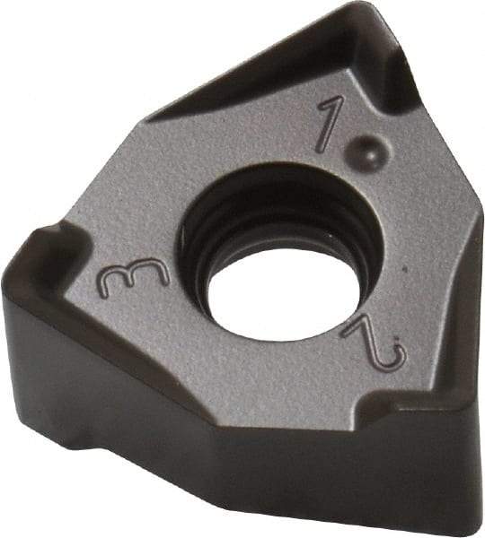 Seco - XNEX080608 ME09 Grade MM4500 Carbide Milling Insert - TiCN/Al2O3 Finish, 1/4" Thick, 0.047" Corner Radius - Eagle Tool & Supply