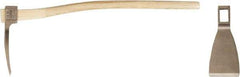 Ampco - 5 Lb Head Adze - 34" OAL, 5" Long Blade, 34" Long Handle, Wood Standard Handle, 11" Long Head - Eagle Tool & Supply