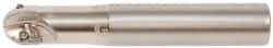 Seco - 5/8" Cut Diam, 0.55" Max Depth of Cut, 5/8" Shank Diam, 3.878" OAL, Indexable Ball Nose End Mill - Straight Shank, R218.20 Toolholder, 218.20-080.R Insert - Eagle Tool & Supply