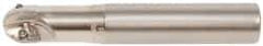 Seco - 5/8" Cut Diam, 0.55" Max Depth of Cut, 5/8" Shank Diam, 3.878" OAL, Indexable Ball Nose End Mill - Straight Shank, R218.20 Toolholder, 218.20-080.R Insert - Eagle Tool & Supply